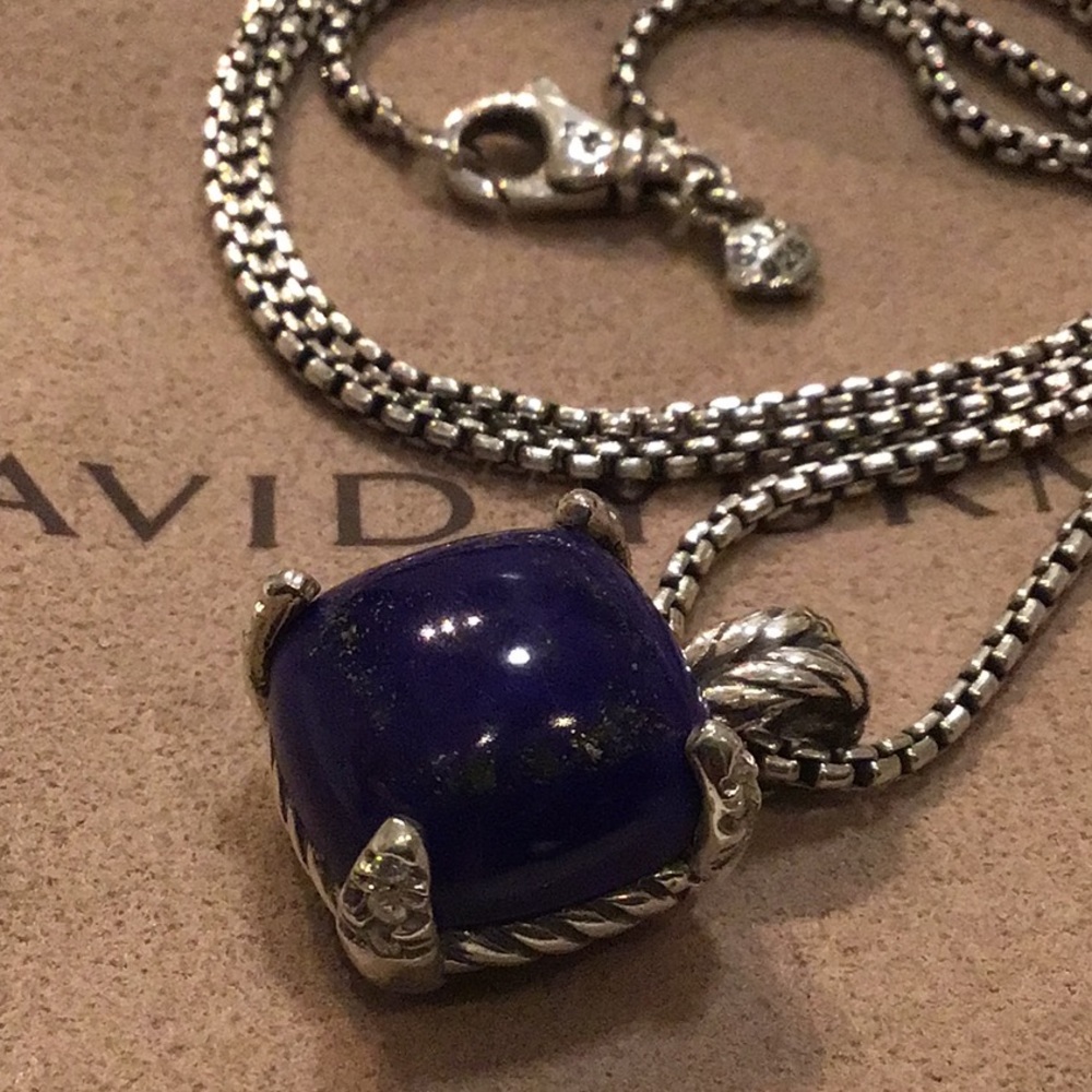 David Yurman Chatelaine Pendant Lapis Lazuli - Picture 1 of 8